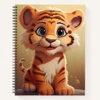 Carnet petit tigre mignon