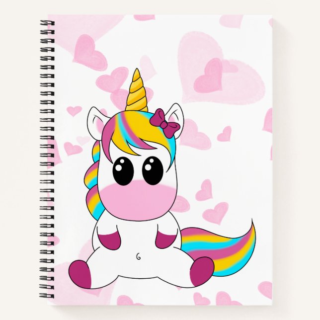 Carnet Petite licorne (Devant)