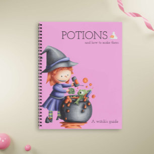 Carnet Petite sorcière Guide de potions Recette