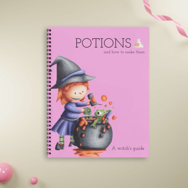 Carnet Petite sorcière Guide de potions Recette (Créateur téléchargé)