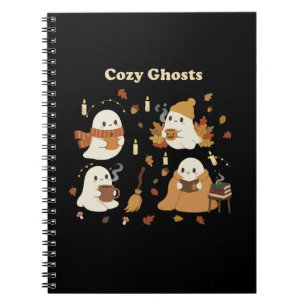 Carnet Petits Fantômes Mignons et Cosy Automne Halloween 