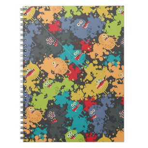 Carnet Petits monstres mignons drôles