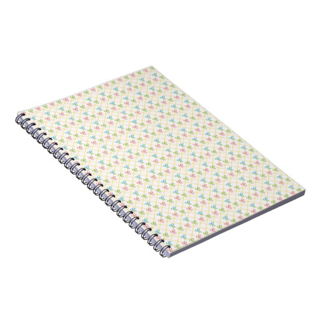 Carnet Petits nœuds motif sans couture (Côté Droit)