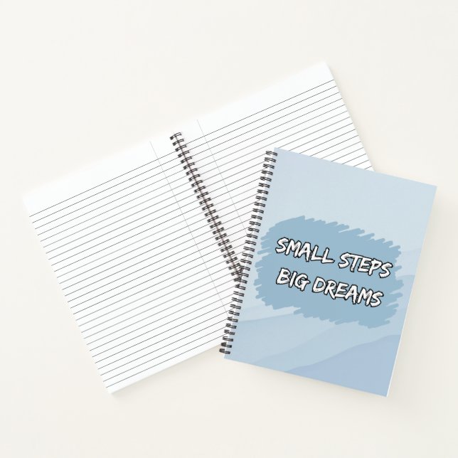 Carnet Petits pas, grands rêves | Motivation (Intérieur)