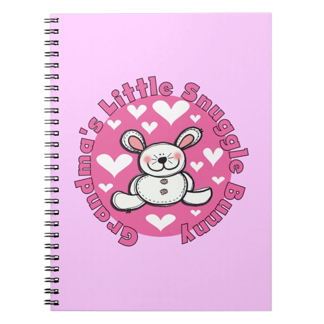 Carnet Peu de lapin du câlin de la grand-maman (Devant)