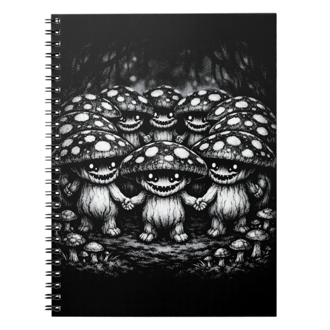 Carnet Peuple Champignon •  Créatures de la Forêt par Bur (Devant)