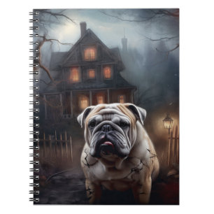 Carnet Peur d'Halloween Bulldog