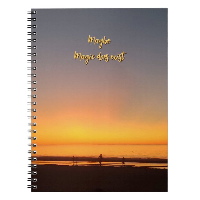 Carnet "Peut-être que la magie existe" (Devant)