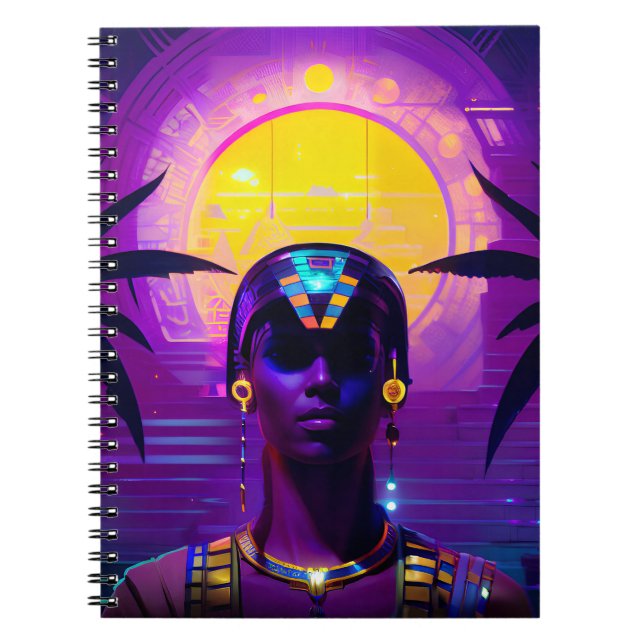 Carnet Pharaon Synthwave (Devant)