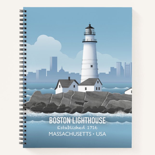Carnet Phare de Boston (Devant)