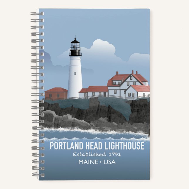 Carnet Phare de Portland Head (Recto)