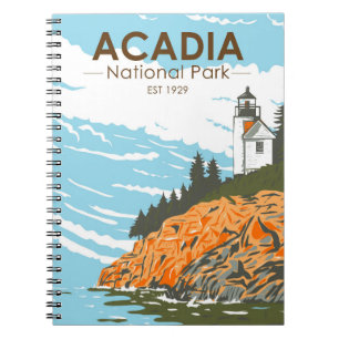 Carnet Phare du port de Bar Park National Acadia