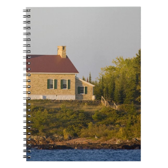 Carnet Phare sur le lac Supérieur près de Copper Harbor (Devant)