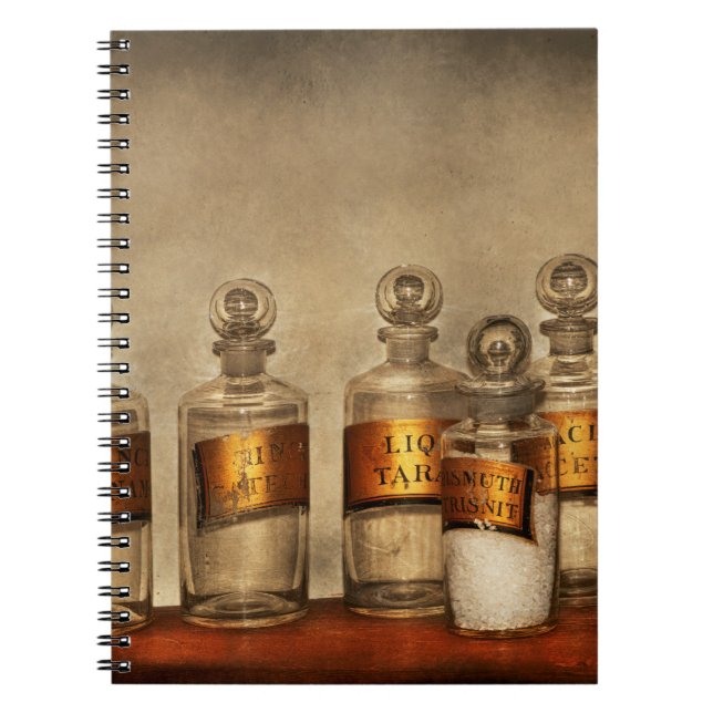 Carnet Pharmacie - Pots pour teintures (Devant)