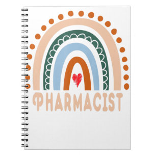 Carnet Pharmacien Arc-en-Ciel Appréciation précieuse Trav