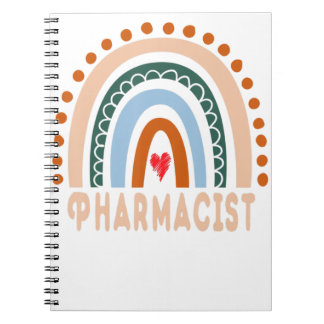 Carnet Pharmacien Arc-en-Ciel Appréciation précieuse Trav