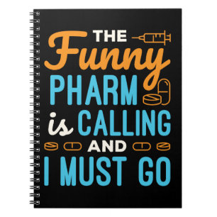 Carnet Pharmacienne Pharmacie Tech Funny Pharm est appelé