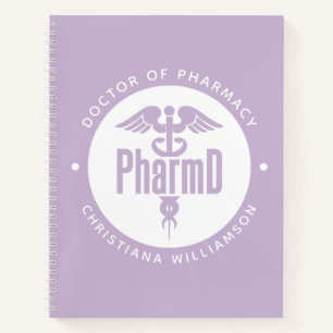 Carnet PharmD Docteur en pharmacie Pharmacy Graduation Ph