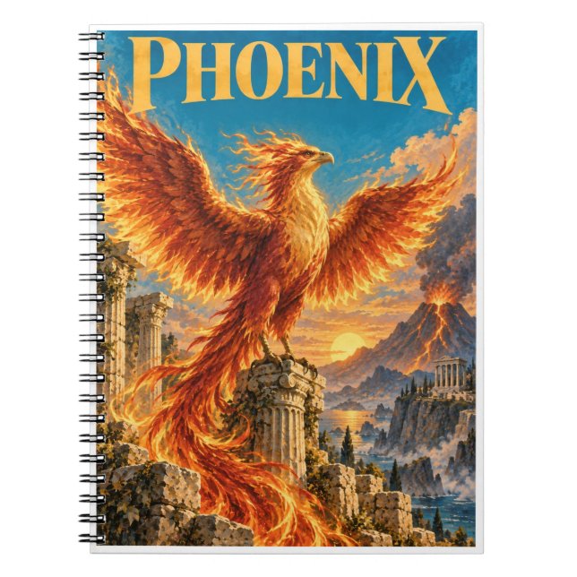 Carnet Phénix, Monstre de Fantasy Gothique (Devant)