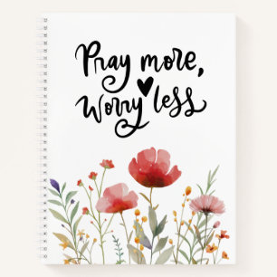 Carnet Philippiens 4:6-7 Priez Plus Inquiète Moins Verse 