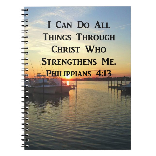 CARNET PHILIPPIENS ATTAQUANTS 4:13 SCRIPTURE (Devant)