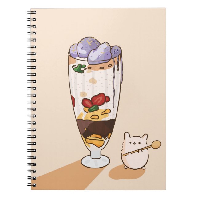 Carnet philippin Kawaii Halo Halo (Devant)