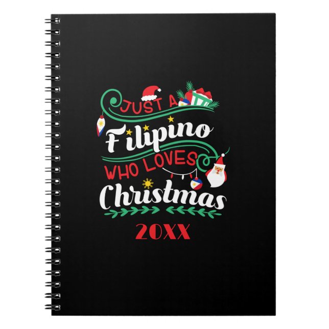Carnet Philippines - Philippin qui aime Noël (Devant)