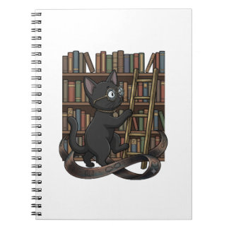 Carnet Philosophe d'art sculpteur de chat noir