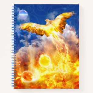 Carnet Phoenix Oiseau S'ÉLÈVE AU-DESSUS DE VOS PROBLÈM