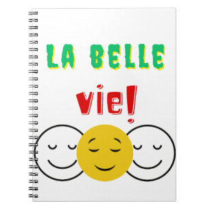 Carnet photo à spirale LA BELLE VIE!