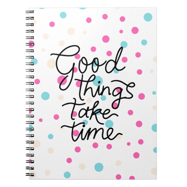 carnet photo à spirale vibes positives (Devant)