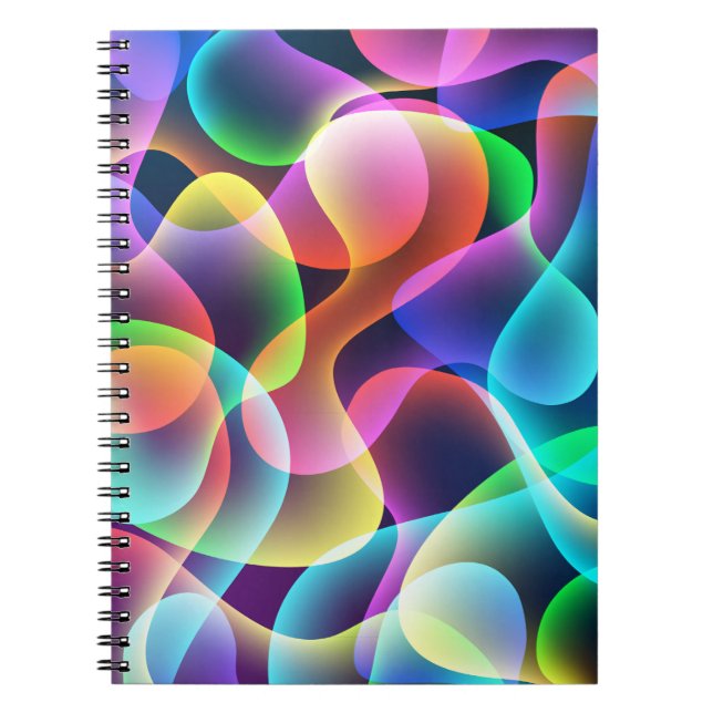 Carnet photo/Abstrait multicolore (Devant)