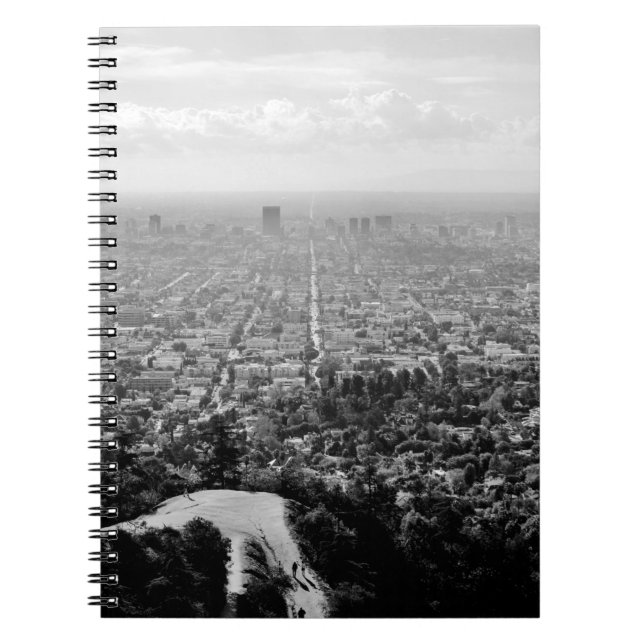 CARNET PHOTO AÉRIENNE DE GRAYSCALE DE LA VILLE (Devant)