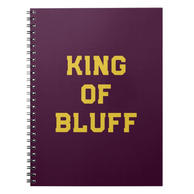Carnet photo Bluff King Spiral (Devant)