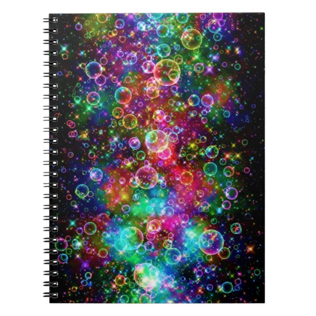 Carnet photo/Bulles multicolores (Devant)