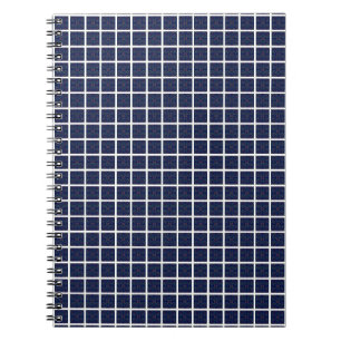 Carnet photo Carré géométrique bleu