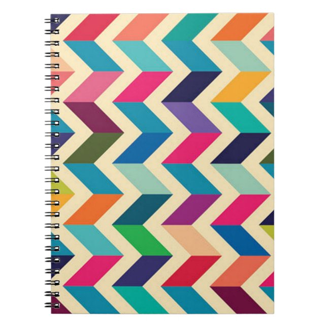 Carnet photo/Chevron coloré (Devant)