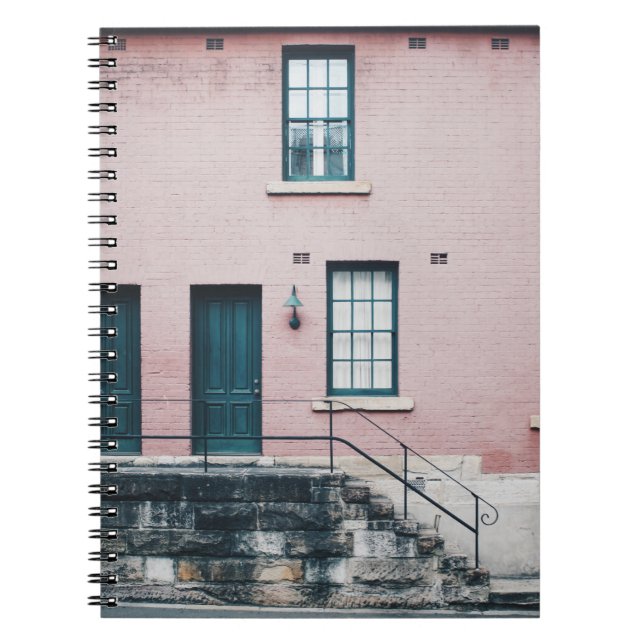 CARNET PHOTO DE BÂTIMENT AVEC ESCALIERS (Devant)