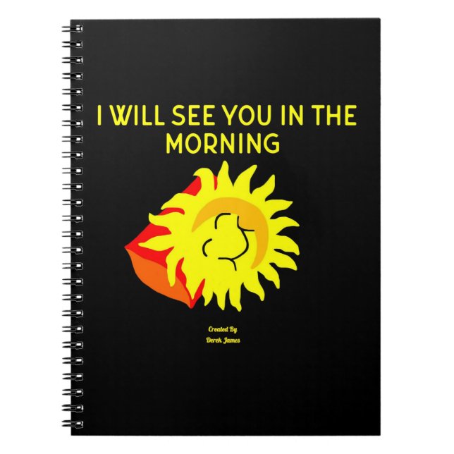 Carnet photo de bonne nuit Sun Spiral (Devant)