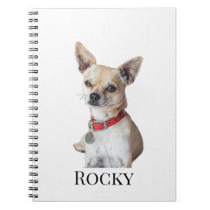Carnet Photo de chien personnalisé Nom de l'animal de c