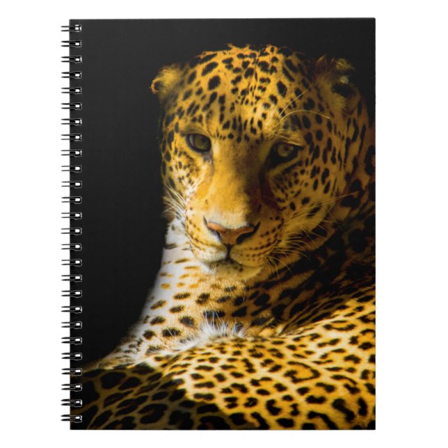 CARNET PHOTO DE CLOSEUP DE LEOPARD (Devant)