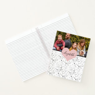Carnet Photo de cœur personnalisé
