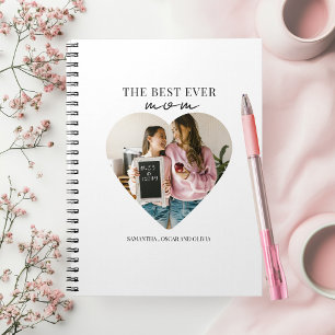 Carnet Photo de cœur personnalisé pour la meilleure maman