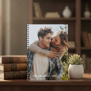 Carnet Photo de couple de mariage heureux