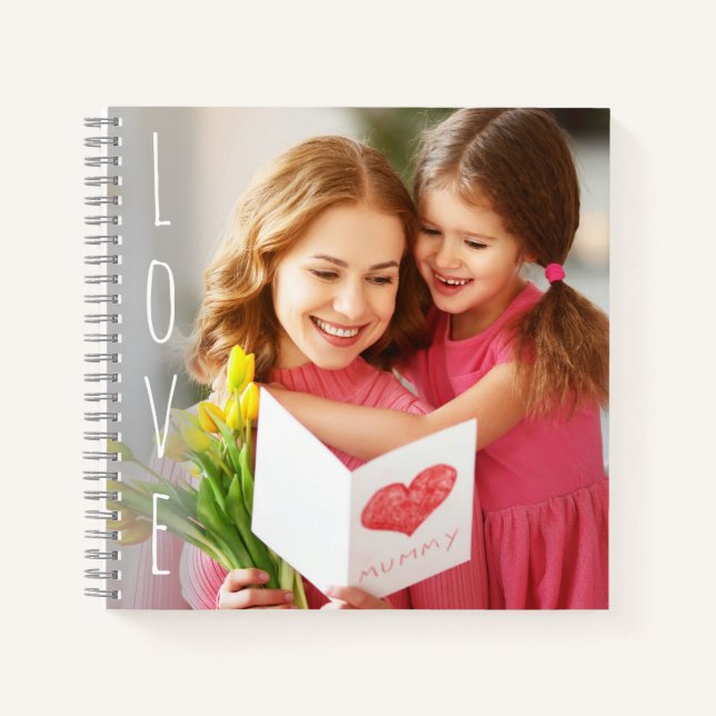 Carnet Photo de Fête des Mères Amour Pour Maman (Devant)