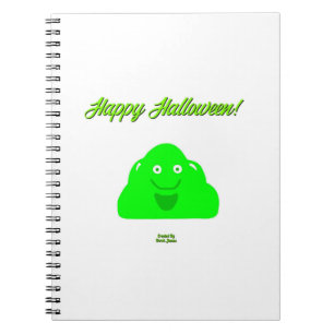 Carnet photo de la spirale de la Blob d'Halloween