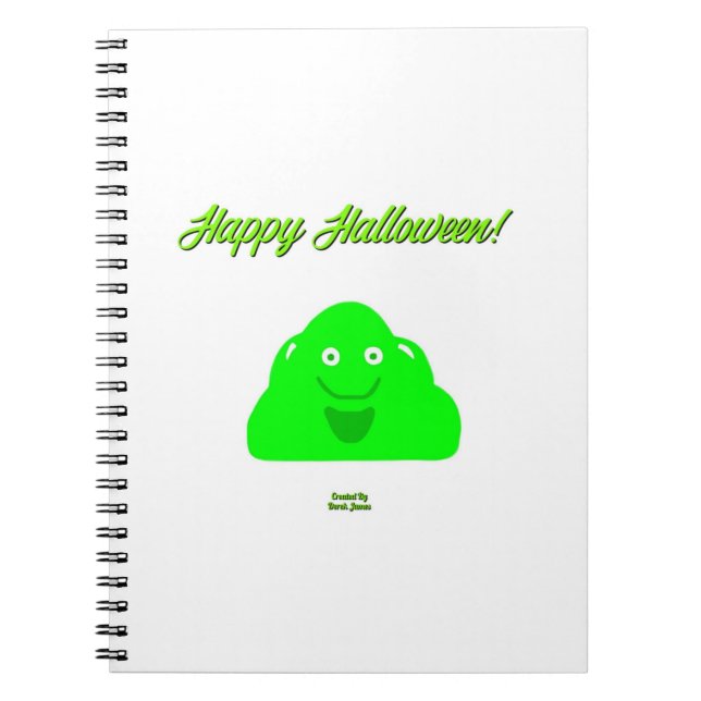 Carnet photo de la spirale de la Blob d'Halloween (Devant)