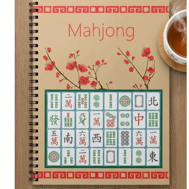 Carnet photo de la spirale Mahjong (Créateur téléchargé)
