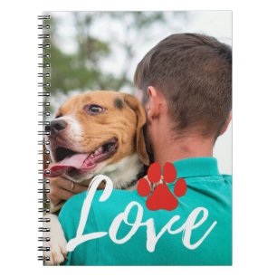 Carnet Photo de l'Amoureux des chiens Empreinte de patte 