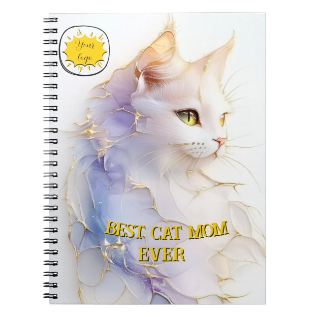Carnet Photo de maman chat mignonne (Devant)